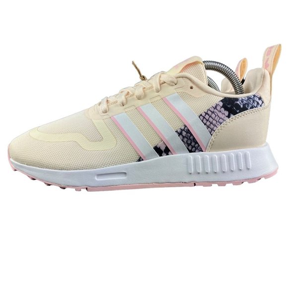 Adidas Women's Multix Snakeskin Ecru Tint Pink White Shoes HR1216 Sizes 7 - 10.5 - Picture 3 of 9